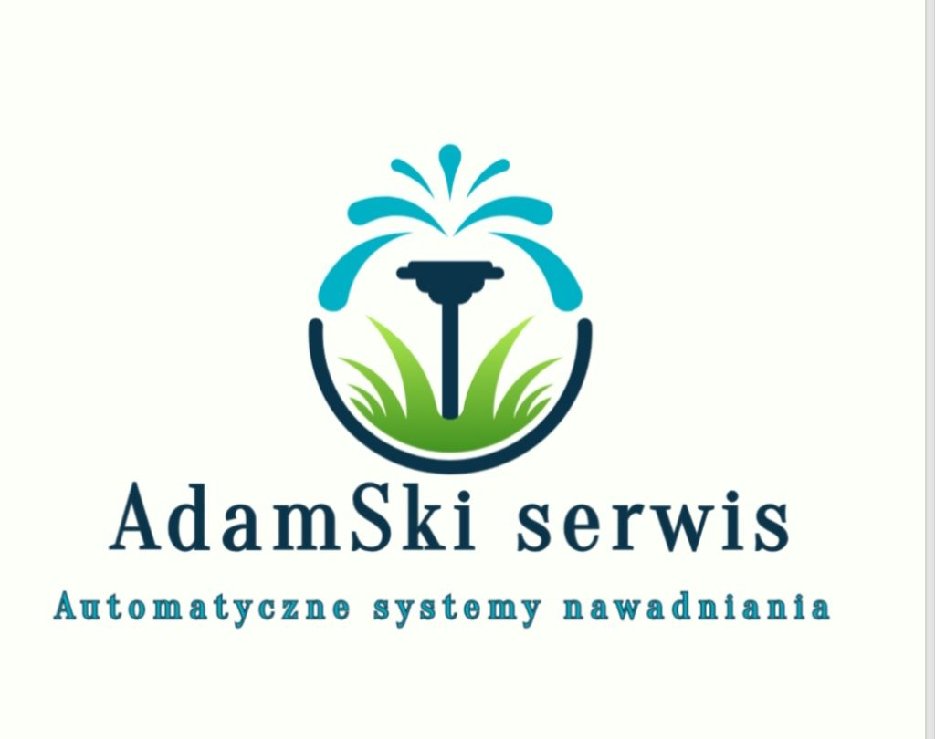 Logo firmy AdamSki serwis - automatyczne systemy nawadniania.